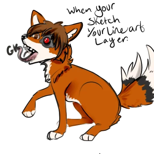 fox, renard roux, chien renard, fox fury art, le roi du chien renard