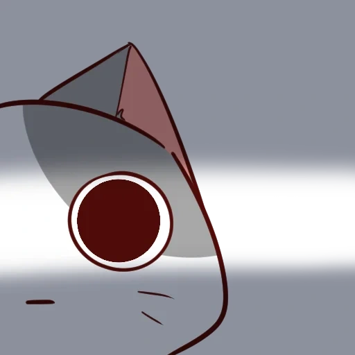 engraçado, gato anime, selo pequeno, animação de gato fofo, animação de gato colorido