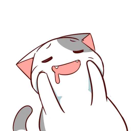 anime kucing, anjing laut yang lucu, anjing laut kecil, anime kucing lucu, anime kucing berwarna-warni