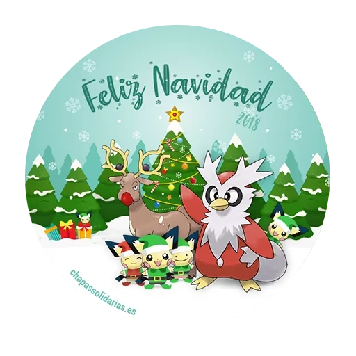 tahun baru, selamat natal, pokemon tahun baru, kartu natal, kartu pos natal