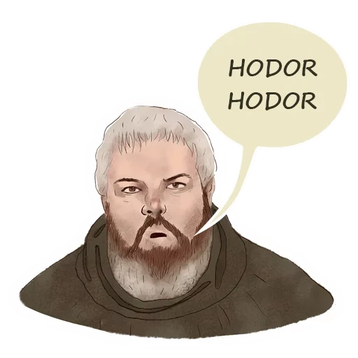 hodor, hodor, il gioco dei troni è cappuccio, tyrion game of thrones, christian nairn game of thrones