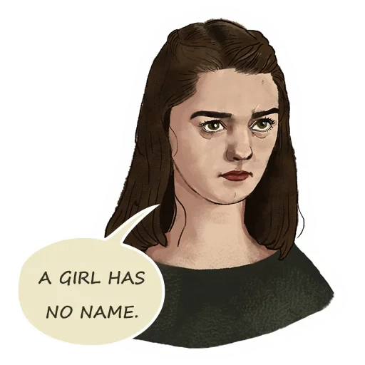 filles, filles, massey williams, le jeu de pouvoir d'arya stark, massey williams game of thrones