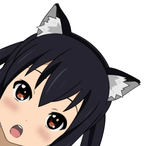 anime, anime artistique, anime nyashki, emoji anime, cat mio anime