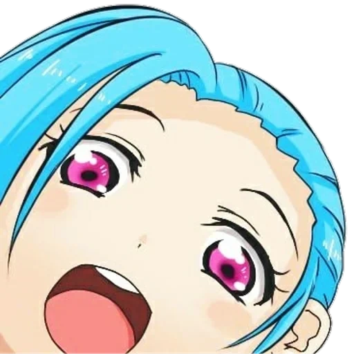 anime, anime gu su, jinx chibi, gambar anime, anime lukisan