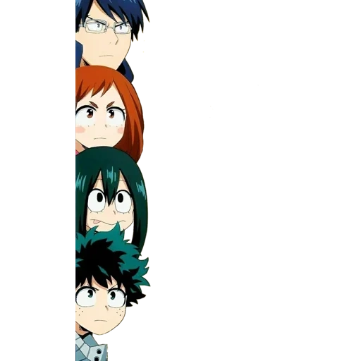 midoria, midoria tsuyu, heroes college, my hero academy, animation my hero academy