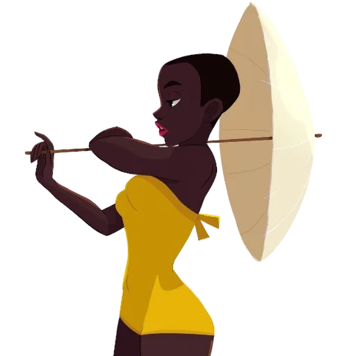 женщина, афро женщина вектор, африканские женщины, векторная графика смуглая девочка, habana swing feat мандинга sin miedo a caerte