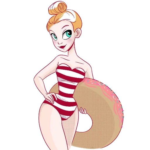 девушка, девочка, minerva mink animaniacs 2020, jessica madorran art mermaid