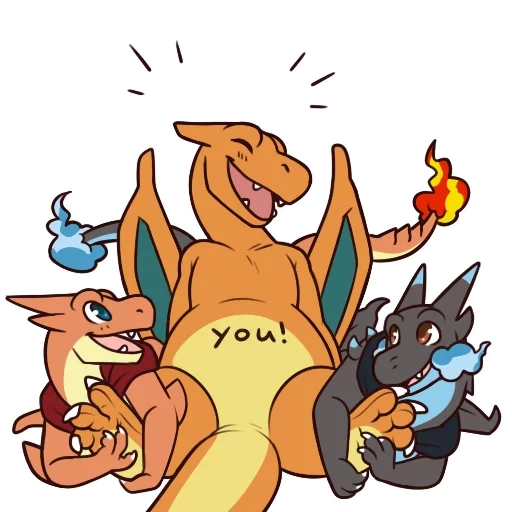 charizad, charizard, vapooron chalmand, vore bebé mágico charizard, evolución del bebé mágico charizard