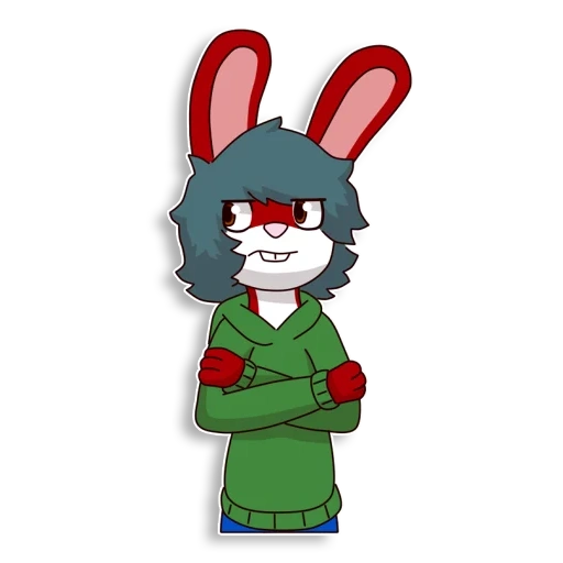 anime, mensch, tapferer kaninchen, fnaf bonnie ehuante, erfundener charakter