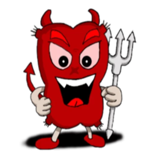 devil, boy, the demon is red, red devil, red devils of caricatures