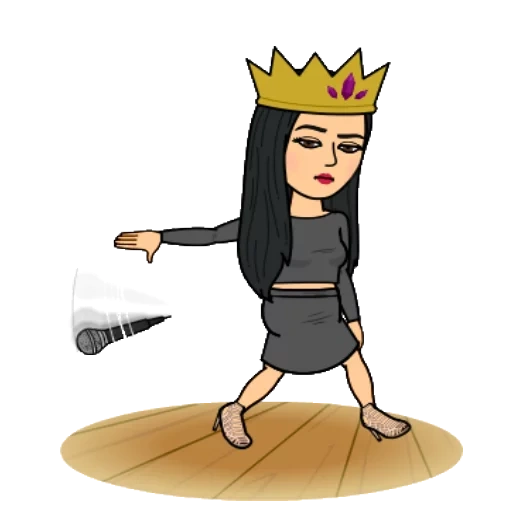 queen, people, femmes, animation, les personnages bitmoji sont magnifiques