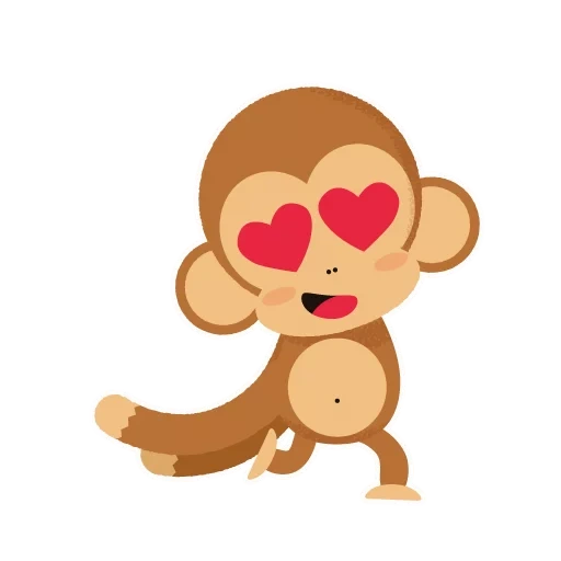 singe, singe, singes de dessins animés, dessin animé de singe, mignon de dessins animés mignons