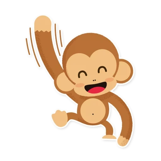 обезьяна, обезьяна вектор, векторная обезьяна, векторная обезьянка, обезьянка белом фоне