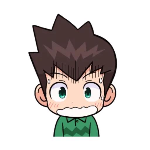 anime, chibi charaktere, anime charaktere, gon freecss chibi, the hunter x the hunter 3