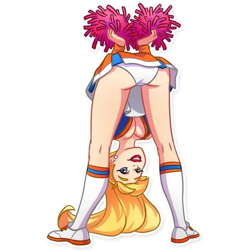 chirling, chirlider, chirlider, cheerleader girl, boarding drawing