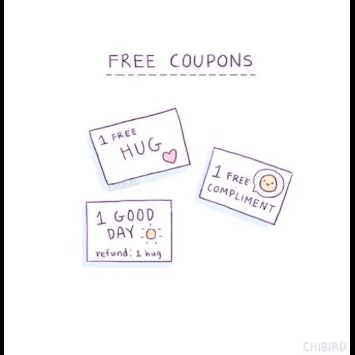 text, easy way, stickers, free hugs coupon