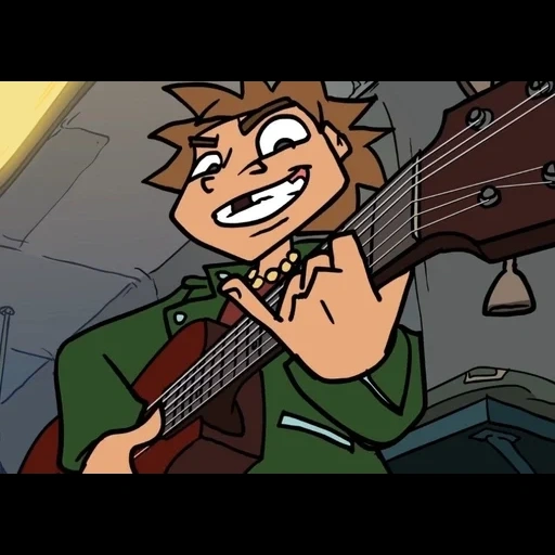 rock punk, fictional character, playing guitar metal family, metal family, chezaurodyna stage of metal family
