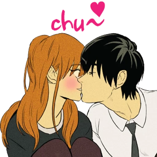 creatividad de animación, cómics de pareja de animación, hermosa pareja de animación, pintura de pareja de animación, beso cómico de la trampa de queso