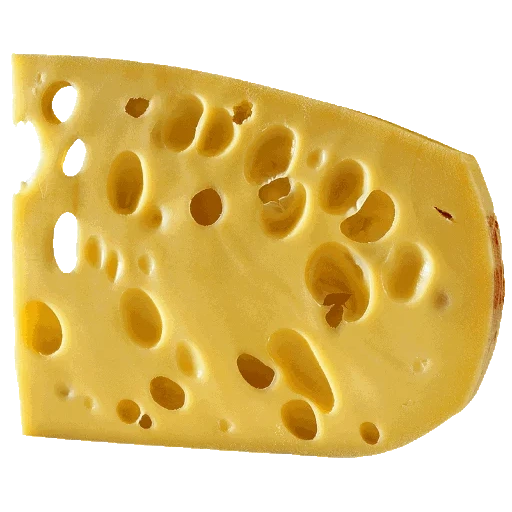 i formaggi, un pezzo di formaggio, una fetta di formaggio, formaggio maasdam gauda
