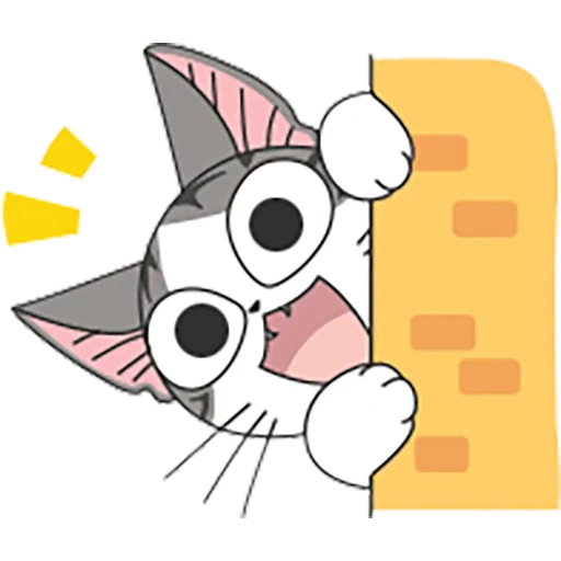 cat, gatto, avatar 100kb, sketch anime del gatto, matita animata con gatto colorato