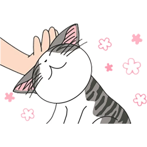 kucing, seal, anime kucing, anime kucing bersukacita, anime kucing yang puas