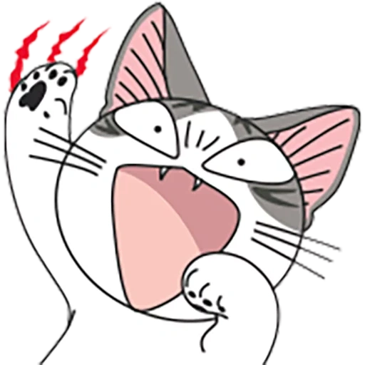 cat, cat, cats, cat chi, satisfied kitten anime