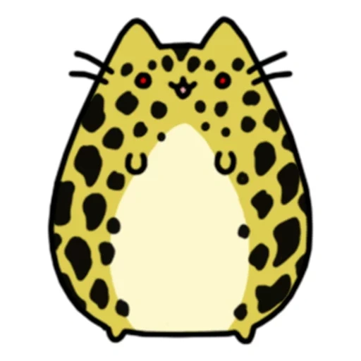 chetar, gato universal, cheetah pushen, padrão leopardo hello kitty