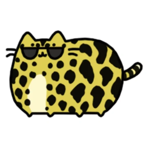 die katze, cheetar, die pushin-katze, smiley-leopardenmuster, hallo kitty mit leopardenmuster