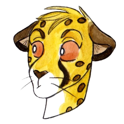anime, cheetah, cheetah meme, king leo, cheetah drawing