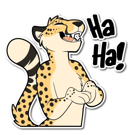 cheetah, leopardo, padrão de chita, adesivo padrão leopardo, cartoon chita