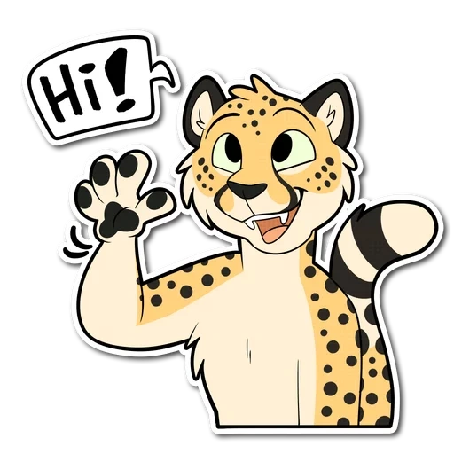 cheetah, leopardo da neve, adesivo padrão leopardo, cheetah de desenho animado, cartoon leopardo