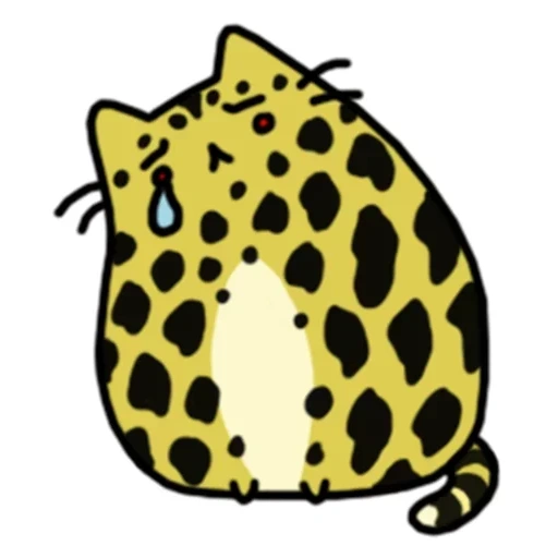 cheetar, hallo kitty mit leopardenmuster