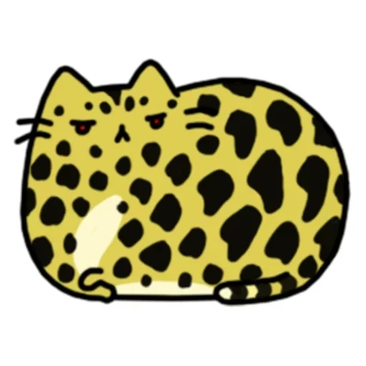 cheeter, smileik leopard, hello kitty leopard