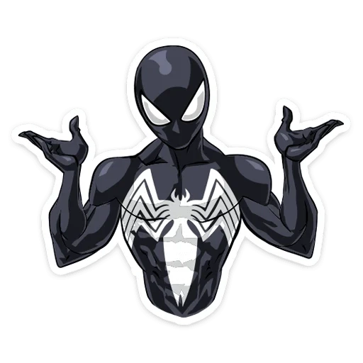 man spider suit, man spider sybiot costume, man spider symbiot's suit