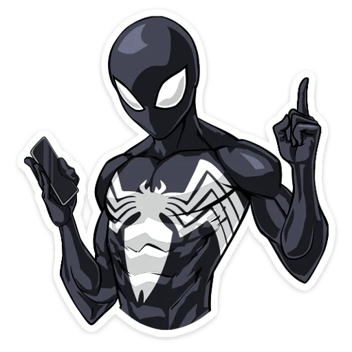 spider-man, man spider sybiot costume, man spider symbiot's suit