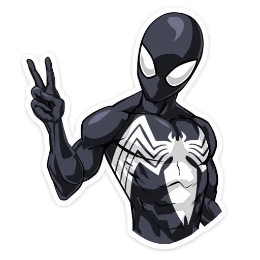 homme araignée, costume de l'homme spider sybiot, le costume de l'homme spider symbiot