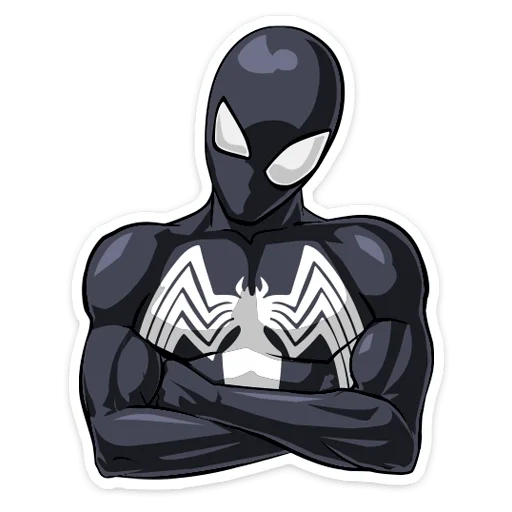 spider-man, man spider sybiot costume, man spider symbiot's suit, man spider symbiot's suit
