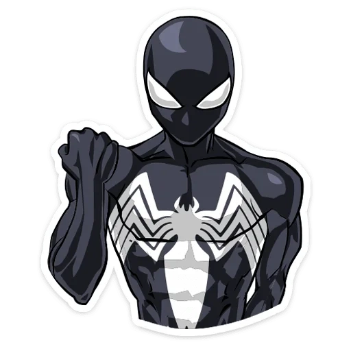 homme araignée, costume de l'homme spider sybiot, le costume de l'homme spider symbiot