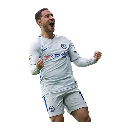 eden azar, pemain sepakbola, azar dengan latar belakang putih, eden azar dengan latar belakang putih, eden azar real madrid