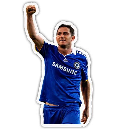 chelsea, the male, chelsea form, frank lampard, player chelsea with a white background