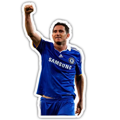 chelsea, uomini, uniformi chelsea, frank lampard, giocatore di fondo bianco del chelsea