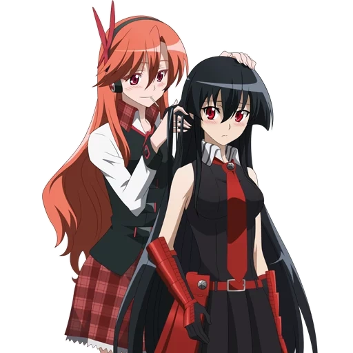 acame, akame ga, the murderer of akame, red and black