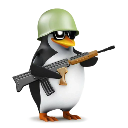 penguin particular, penguin automaticamente, penguin particular mem, desde 23 de fevereiro penguin, feliz defensor da pátria