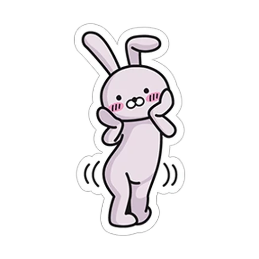 sketch rabbit, schizzo del coniglietto, ballare il coniglio, sketch bunny, carino coniglio cartone animato