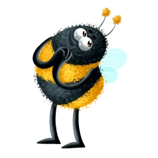 abeja, bzz bee, beemel bee, dibujo de abejorro