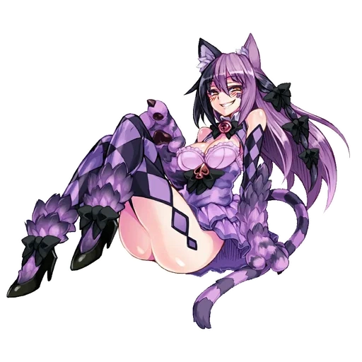 mge mamono, cheshire cat, cheshire cat mge, die cheshire katze mamono, encyclopedia of nozomera monster girls