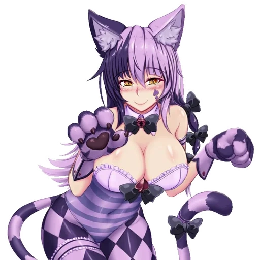 anime girl, chat du cheshire, monster girl cheshire cat, encyclopédie des filles monstres de zomera sauvage