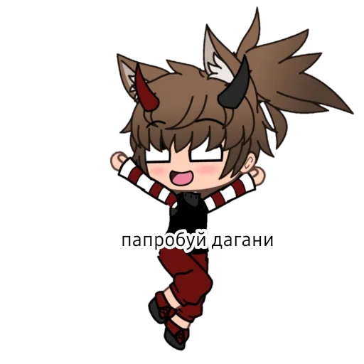 kehidupan gacha, kehidupan gacha, karakter kehidupan gacha, gacha life wolf boy