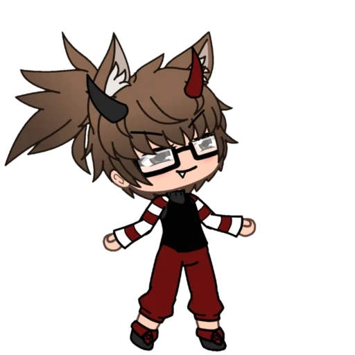 gacha life, gacha life, la vie de yang gacha, gacha life 18, chibi gacha life demon man