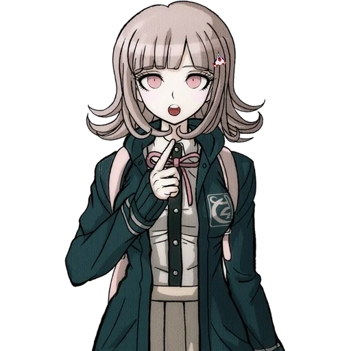 chiaki nanami, 2 danganronpa, sprite chiaki nanami, danganronpa v3 membunuh harmony, danganronpa trigger happy havoc